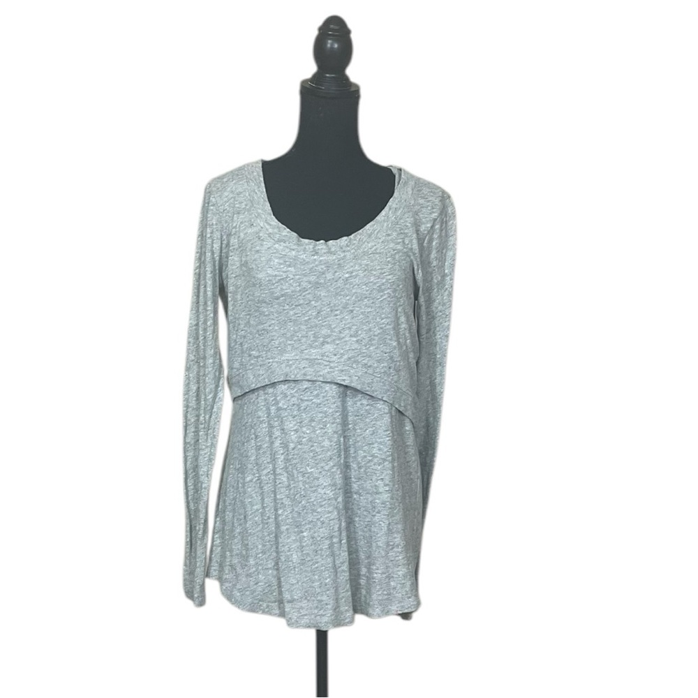 EUC CAbi Ribbon Racerback Tank Top Pullover Cropped Long Sleeve